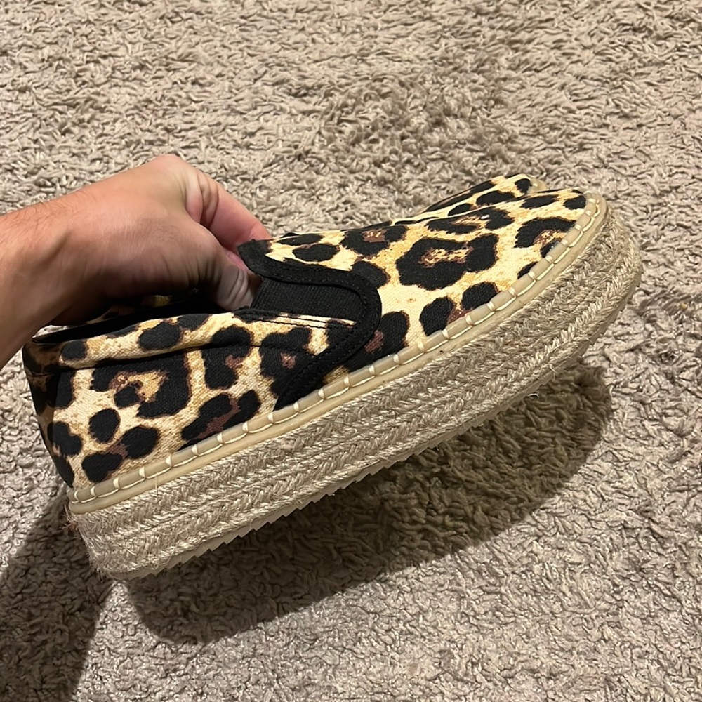 H&M Leopard Print Platform Espadrilles - image 3